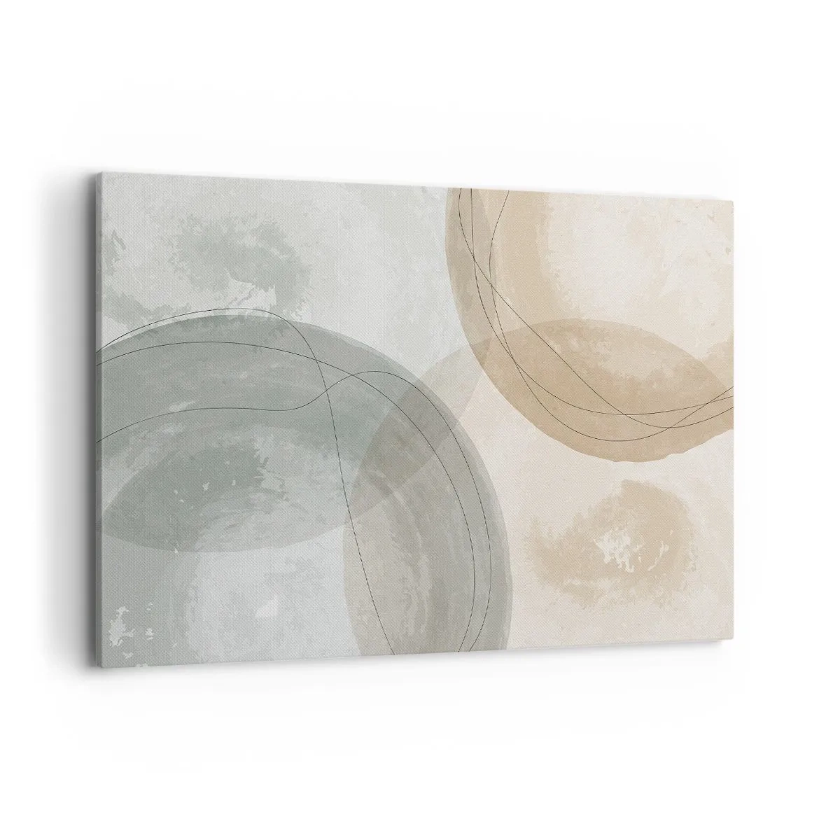 Canvastavla - Bild på duk - Världars samspel - 120x80 cm