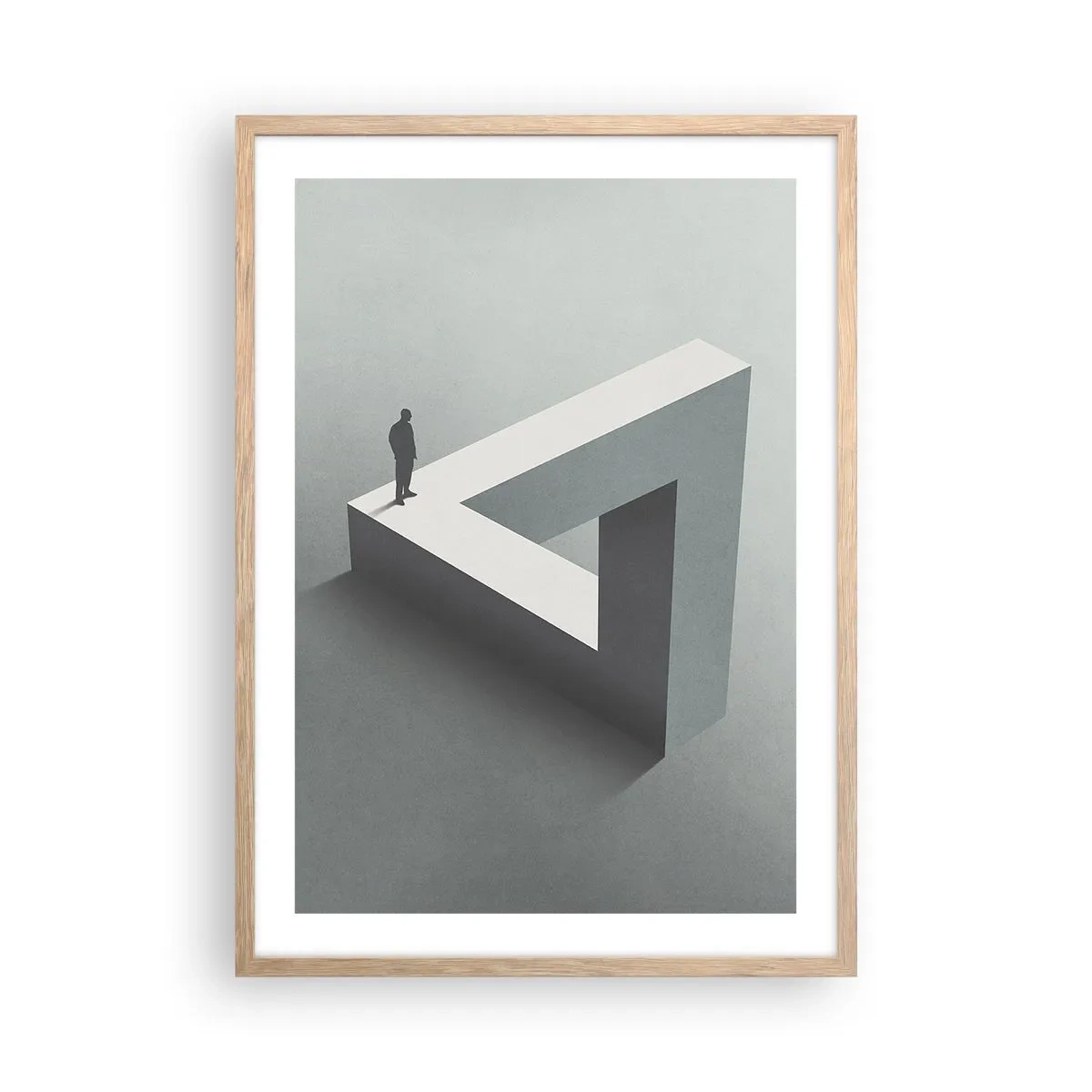 Affisch i ram av ljusek - Och ändå möjligt - 50x70 cm