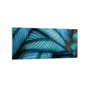 Glastavla - Bild på glas - Livslinjer - 120x50 cm