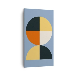 Canvastavla - Bild på duk - Titta och räkna - 45x80 cm