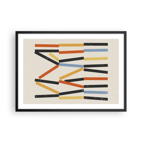 Affisch i svart ram - Horisontell komposition - 70x50 cm