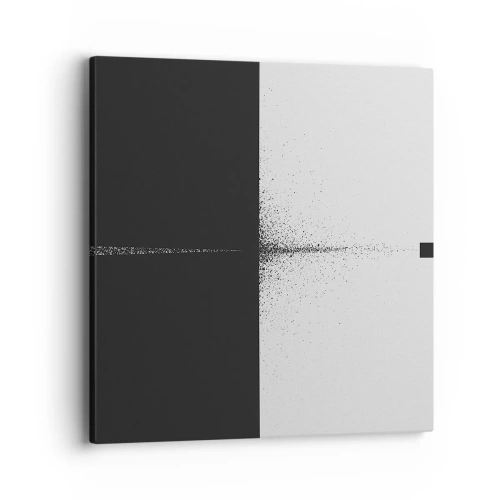 Canvastavla - Bild på duk - Rakt mot målet - 40x40 cm