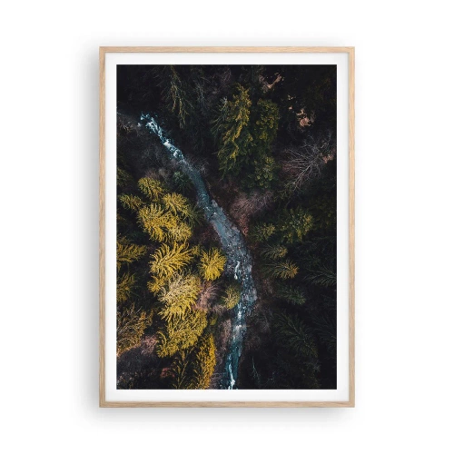 Affisch i ram av ljusek - Snabbt, allt snabbare - 70x100 cm