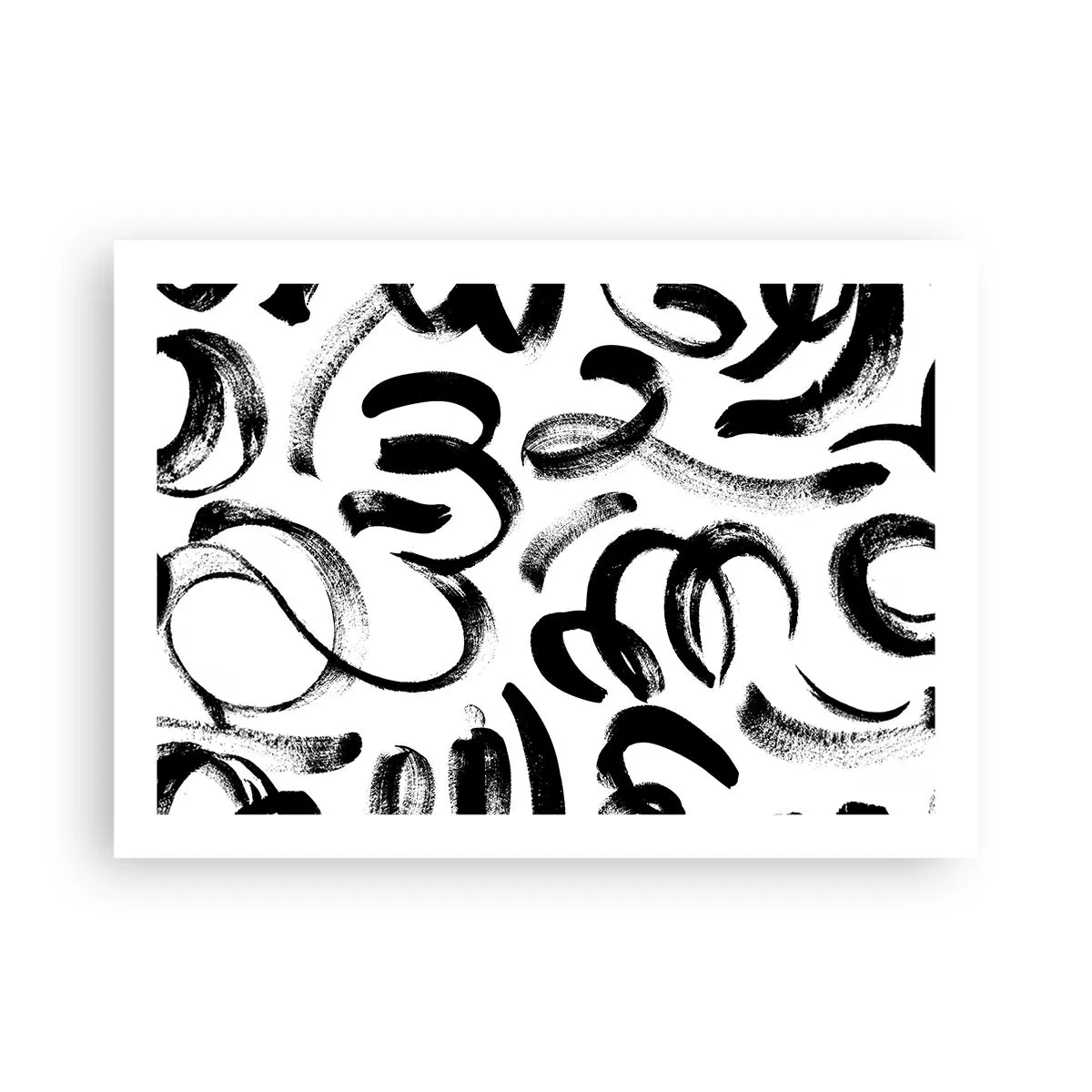 Affisch - Svart på vitt - 70x50 cm