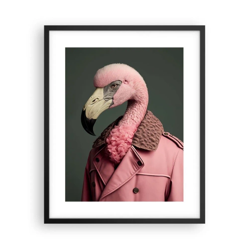 Affisch i svart ram - Riktig elegant - 40x50 cm