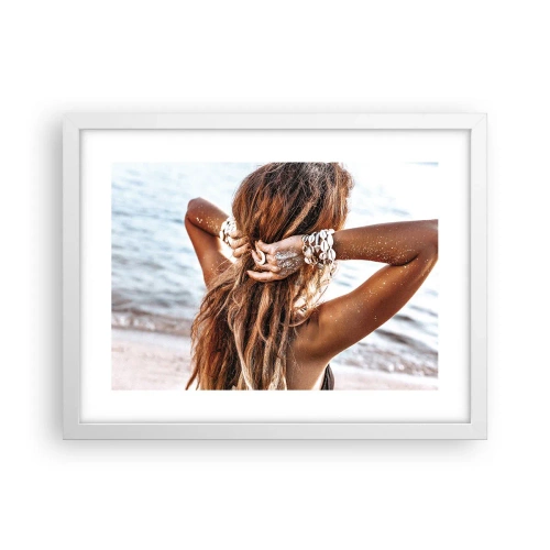 Affisch i vit ram - Vattnets och solens syster - 40x30 cm