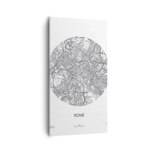 Canvastavla - Bild på duk - Roms anatomi - 55x100 cm