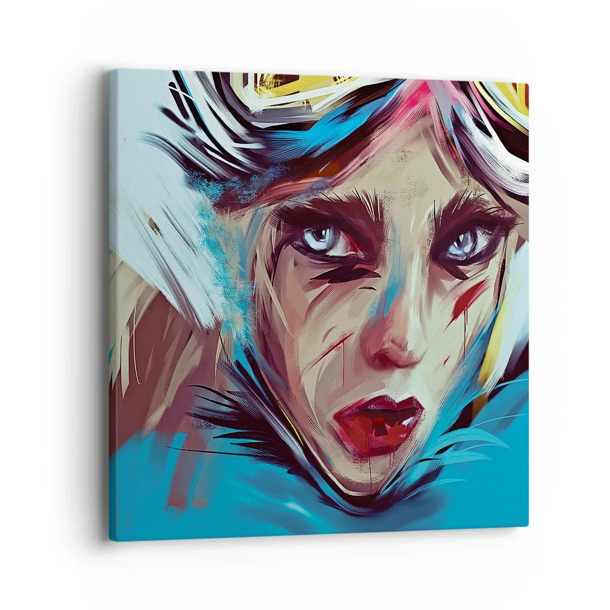 Canvastavla - Bild på duk - Vägkämpe - 40x40 cm
