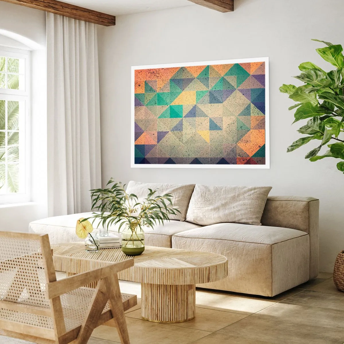 Affisch - Trianglarnas republik - 100x70 cm