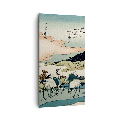 Canvastavla - Bild på duk - I japansk anda - 55x100 cm