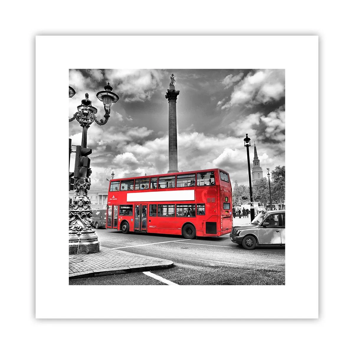 Affisch - Stadens riktiga blodomlopp - 30x30 cm