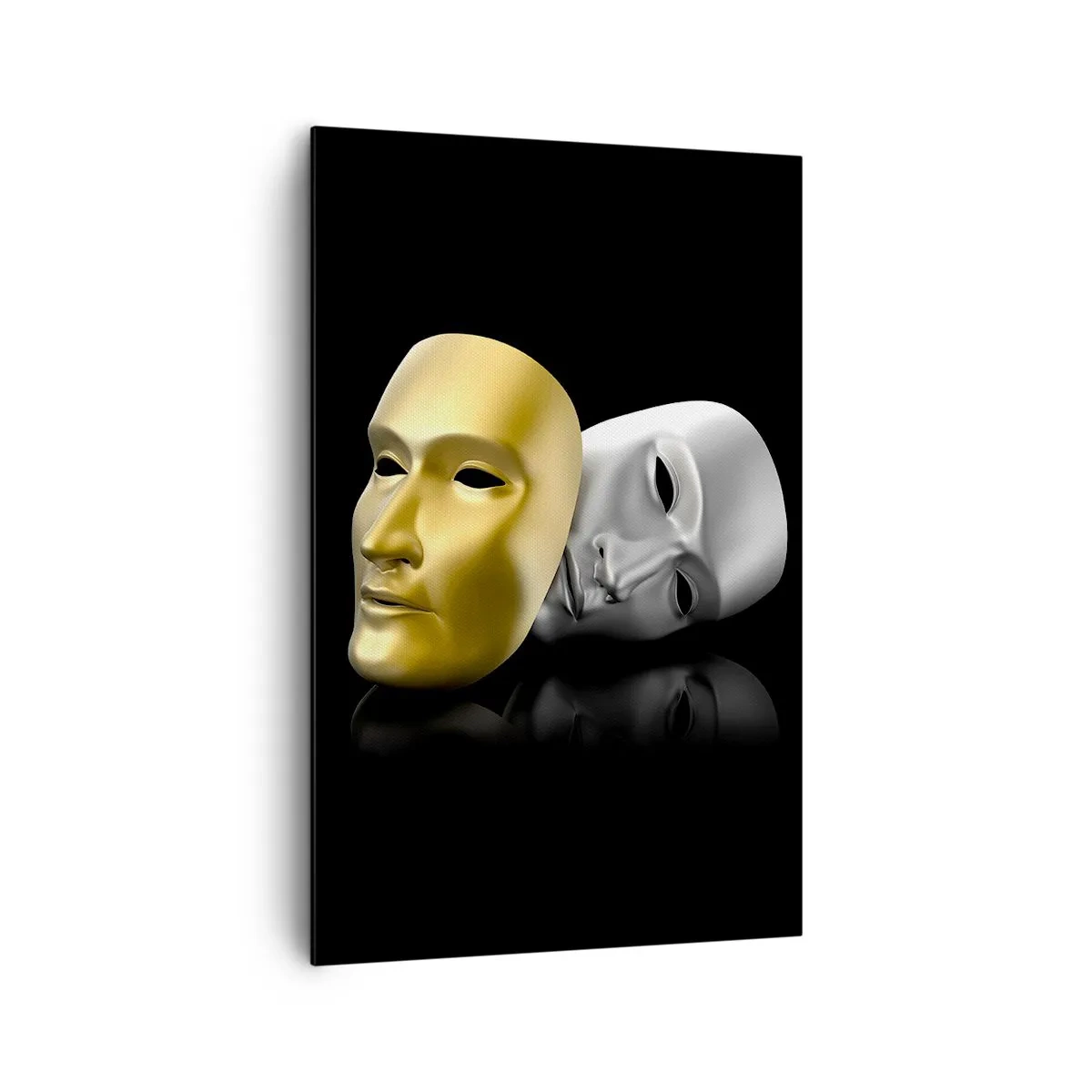 Canvastavla - Bild på duk - Livet är teater - 80x120 cm