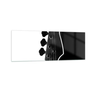Glastavla - Bild på glas - Rocktystnad - 140x50 cm