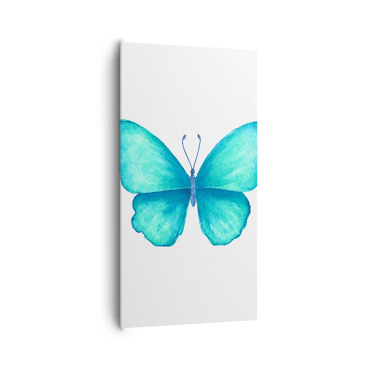 Canvastavla - Bild på duk - Naturlig turkos - 65x120 cm