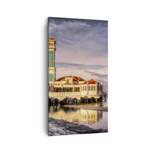 Canvastavla - Bild på duk - Naturens tempel - 45x80 cm