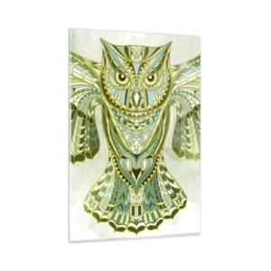 Glastavla - Bild på glas - Från kelternas heliga trädgård - 80x120 cm