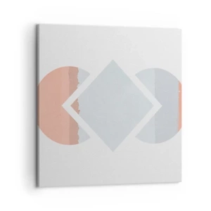 Canvastavla - Bild på duk - Situationen är klar - 60x60 cm