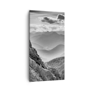 Canvastavla - Bild på duk - Ända fram till horisonten - 55x100 cm