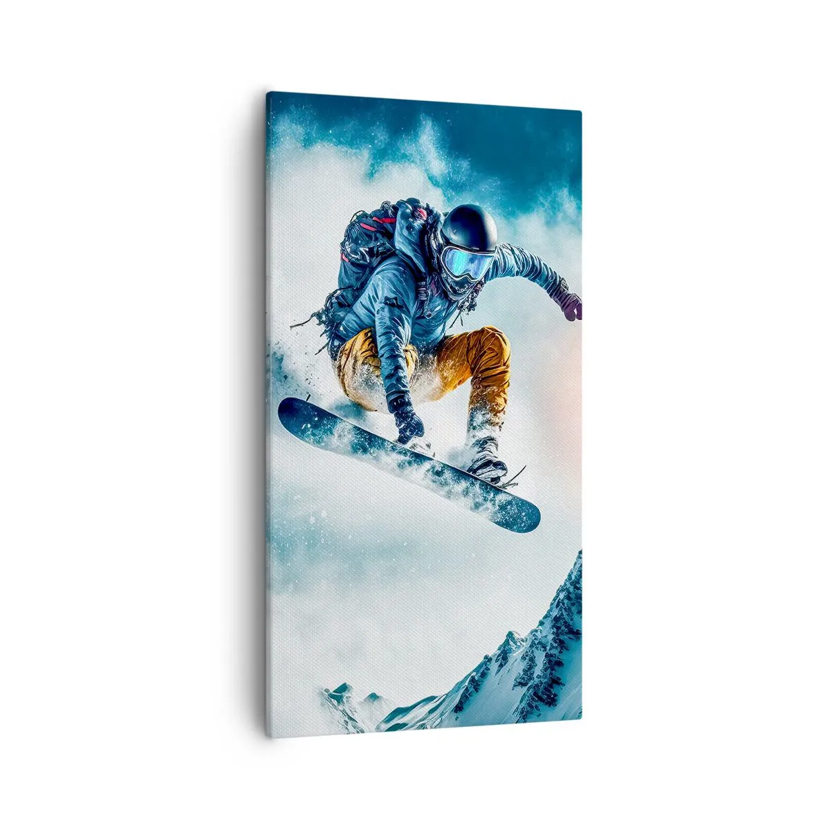 Canvastavla - Bild på duk - Extrema känslor - 55x100 cm