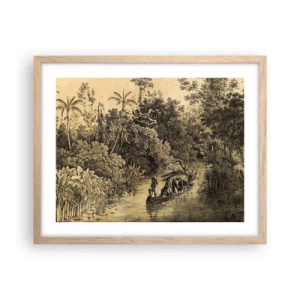 Affisch i ram av ljusek - Resa till källan - 50x40 cm