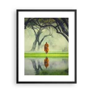 Affisch i svart ram - På väg till upplysningen - 40x50 cm