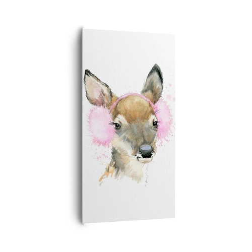 Canvastavla - Bild på duk - Kylan är inte längre skrämmande - 65x120 cm