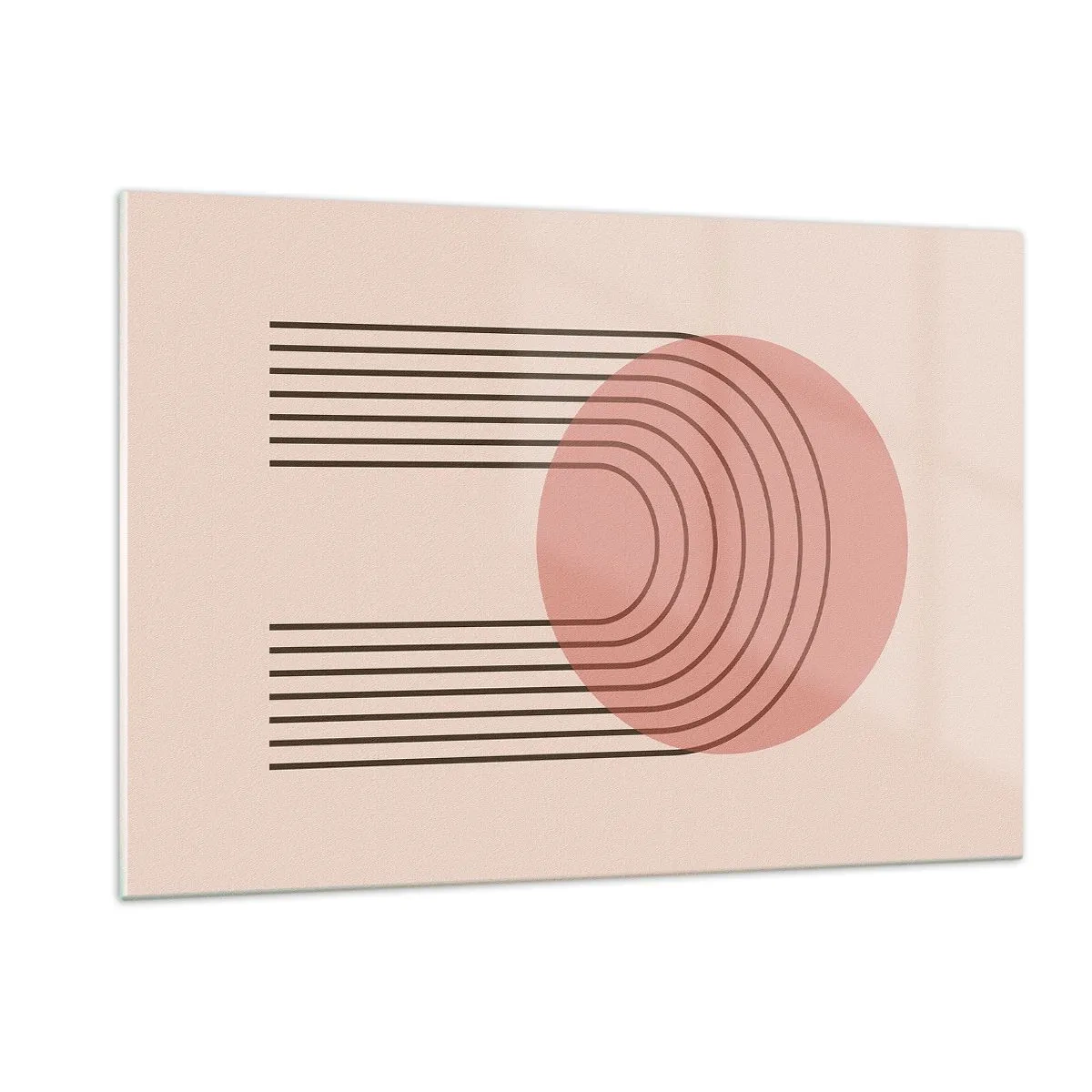 Glastavla - Bild på glas - Ostoppad attraktionskraft - 120x80 cm