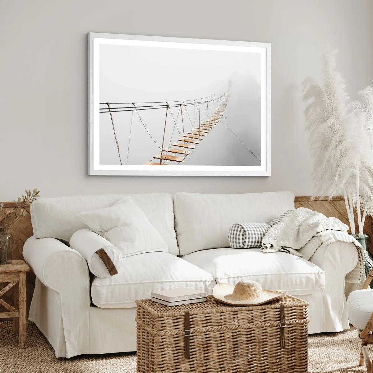 Affisch i vit ram - Vart leder den dig? - 91x61 cm