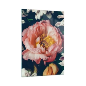 Glastavla - Bild på glas - Med barockprakt - 50x70 cm