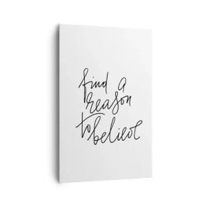 Canvastavla - Bild på duk - Det är möjligt - 80x120 cm