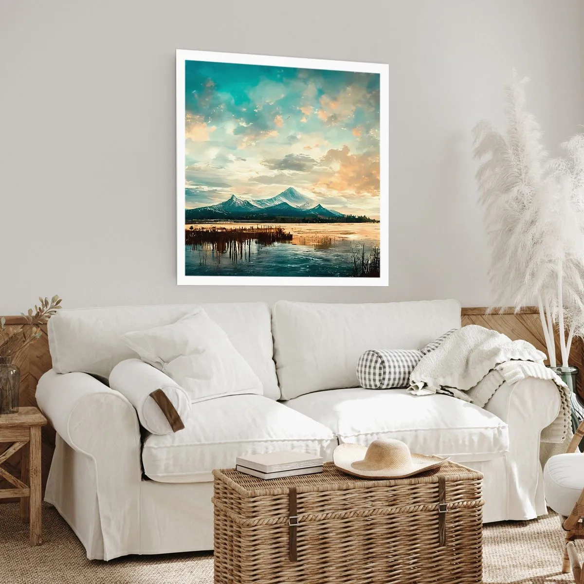 Affisch - Under himlens skydd - 60x60 cm