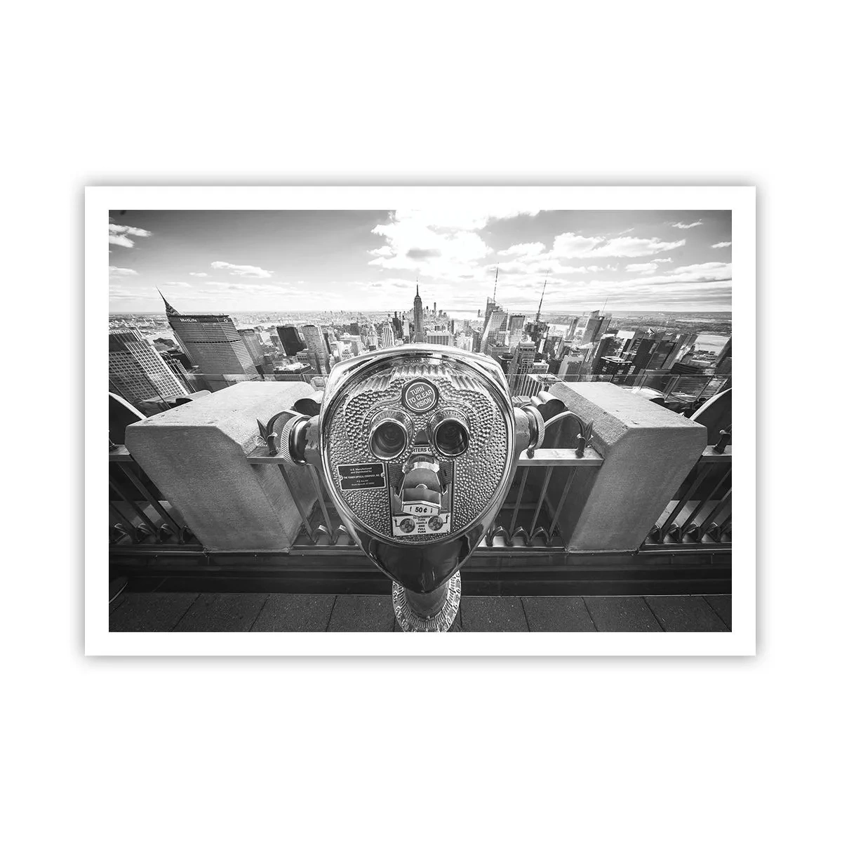 Affisch - Stad över städerna - 100x70 cm