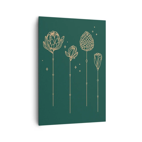 Canvastavla - Bild på duk - Familjen ÖRTsson - 70x100 cm