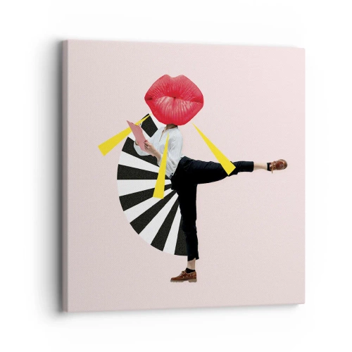 Canvastavla - Bild på duk - Surrealistisk pop-art - 30x30 cm