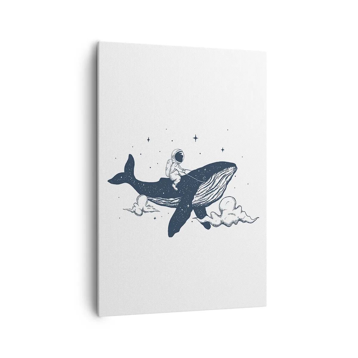 Canvastavla - Bild på duk - Rymdäventyr - 70x100 cm