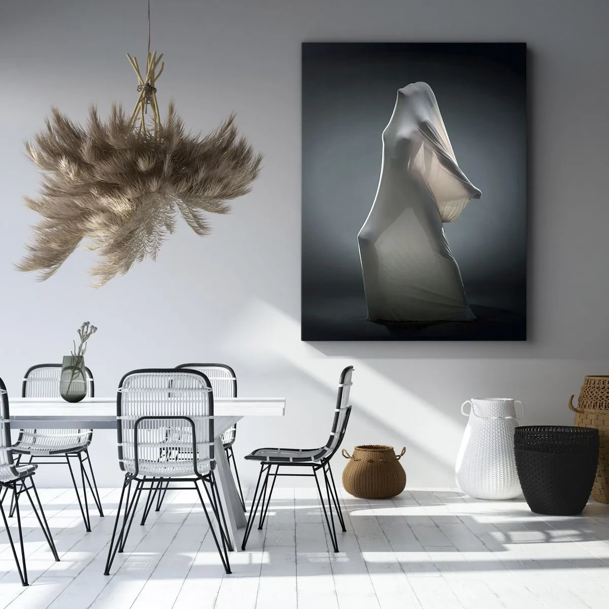 Canvastavla - Bild på duk - Dolda drömmar - 55x100 cm