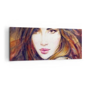 Canvastavla - Bild på duk - Ett öre för dina tankar - 120x50 cm