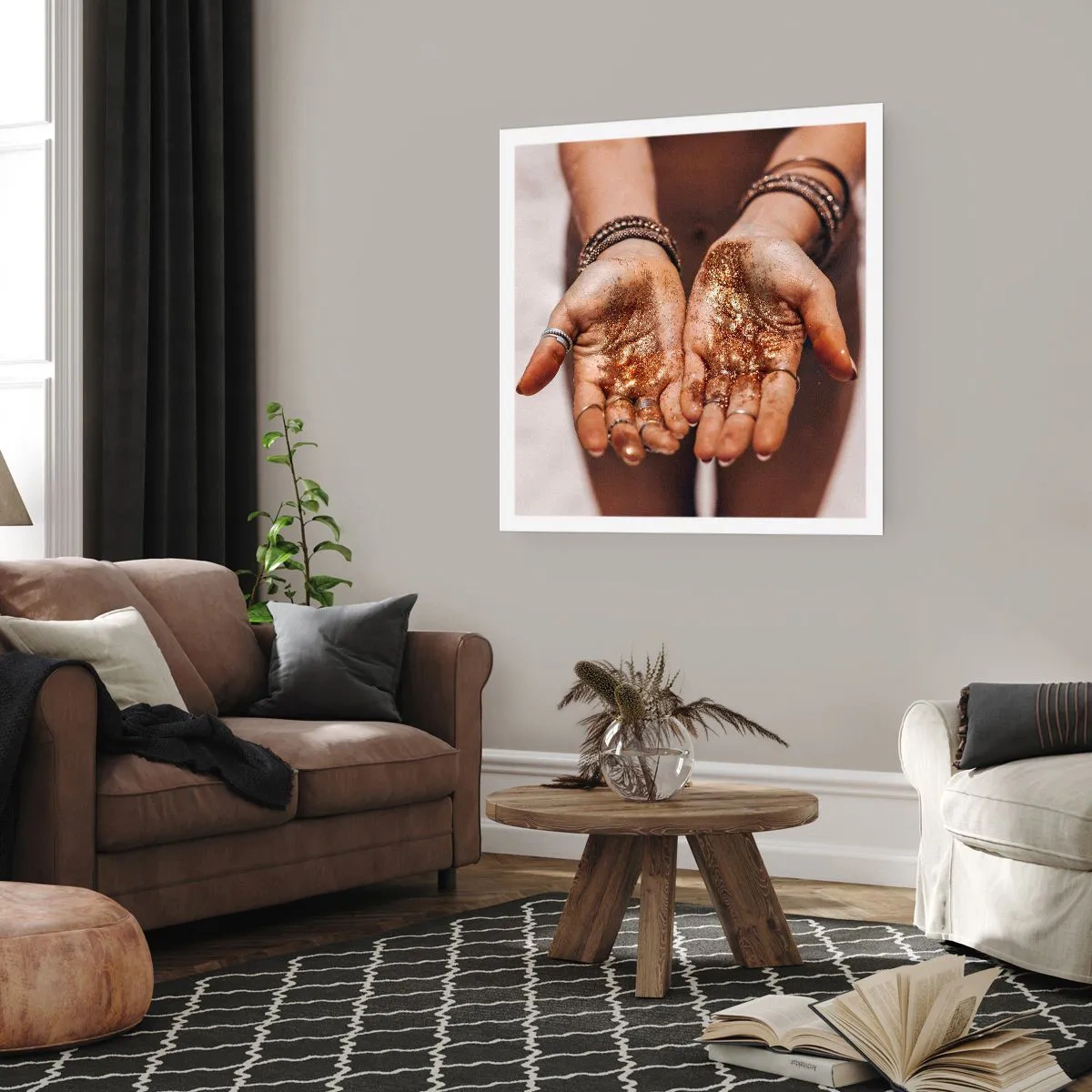 Affisch - Gåva för dig - 30x30 cm