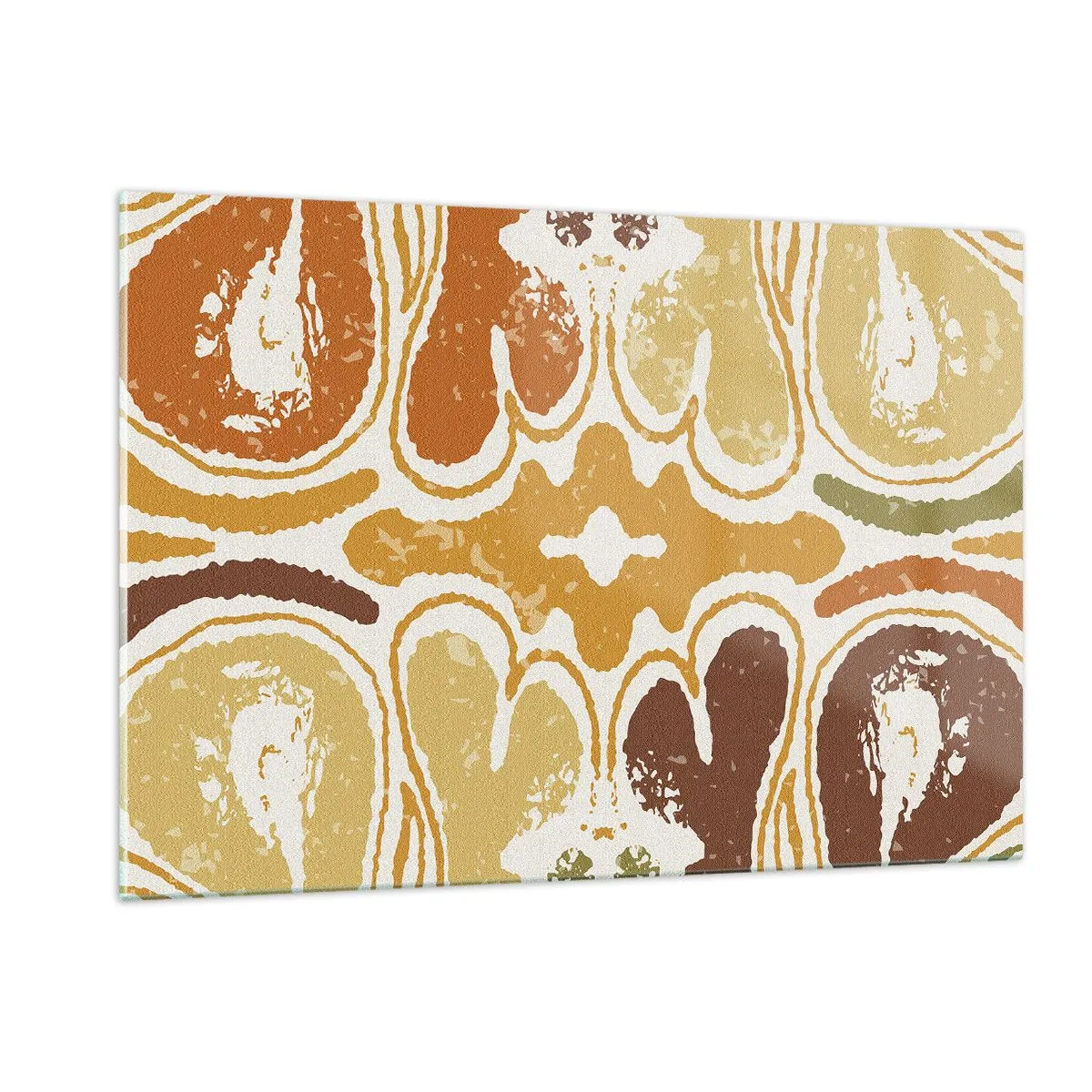 Glastavla - Bild på glas - Sentimental abstraktion - 120x80 cm