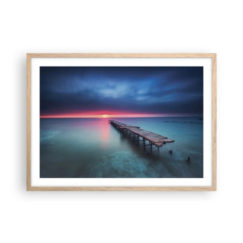 Affisch i ram av ljusek - Mellan himlen och jorden - 70x50 cm