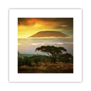 Affisch - Resenärens dröm - 30x30 cm