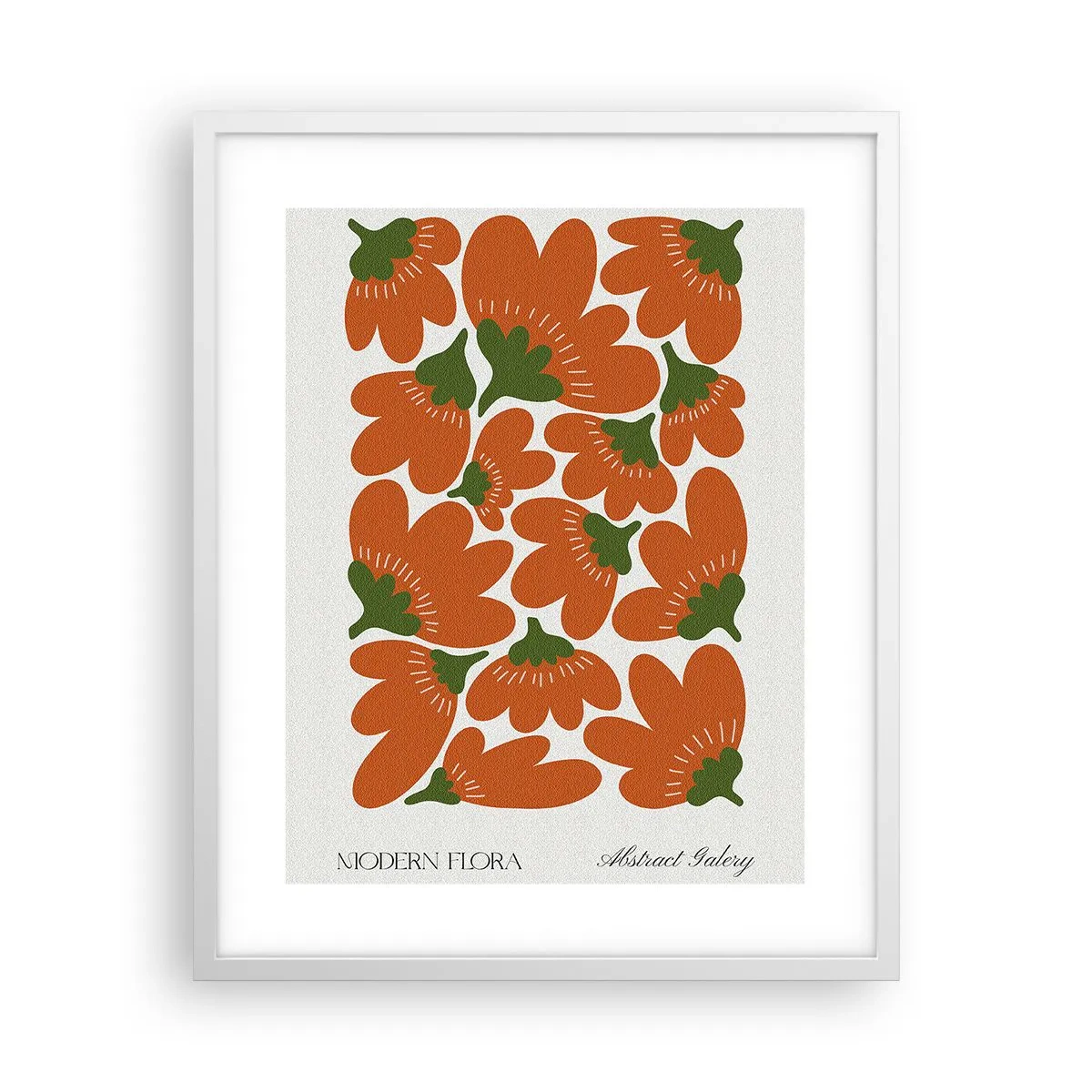 Affisch i vit ram - Ur blommornas liv - 40x50 cm