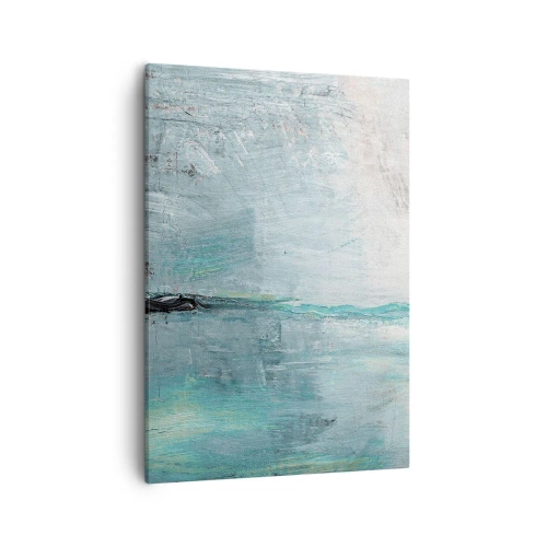 Canvastavla - Bild på duk - Horisontellt i blått - 50x70 cm