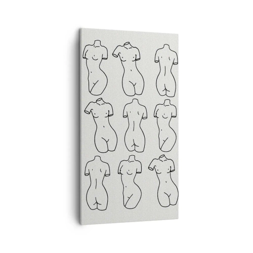 Canvastavla - Bild på duk - Endast Venus - 45x80 cm