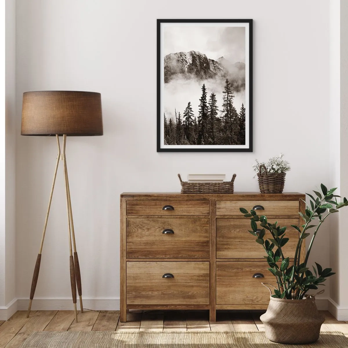 Affisch i svart ram - Granithärskare - 61x91 cm
