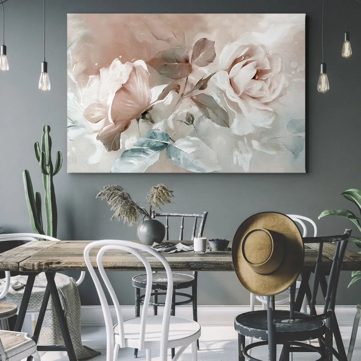 Canvastavla - Bild på duk - Romantikens anda - 120x80 cm