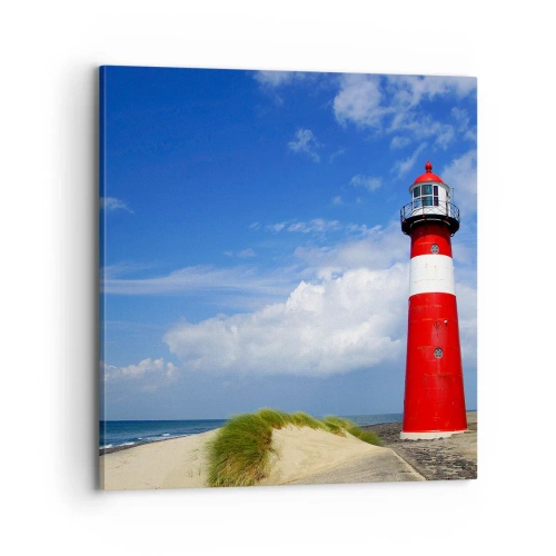 Canvastavla - Bild på duk - Drömasyl - 70x70 cm