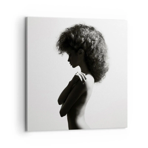 Canvastavla - Bild på duk - Som en blomma på en slank stjälk - 60x60 cm