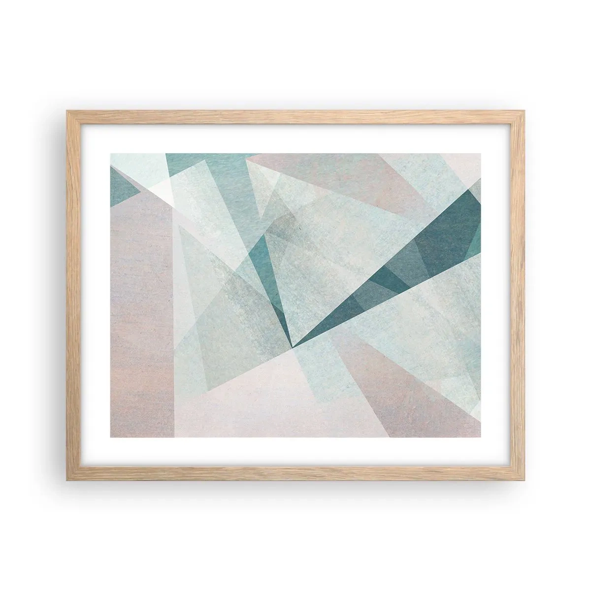 Affisch i ram av ljusek - Lugnt trots dynamiskt - 50x40 cm