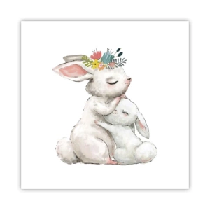 Affisch - Alltid bäst hos mamma - 60x60 cm